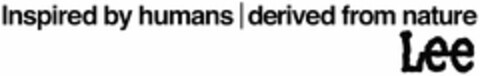 Inspired by humans derived from nature Lee Logo (EUIPO, 10/07/2015)