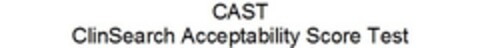 CAST ClinSearch Acceptability Score Test Logo (EUIPO, 04.07.2016)