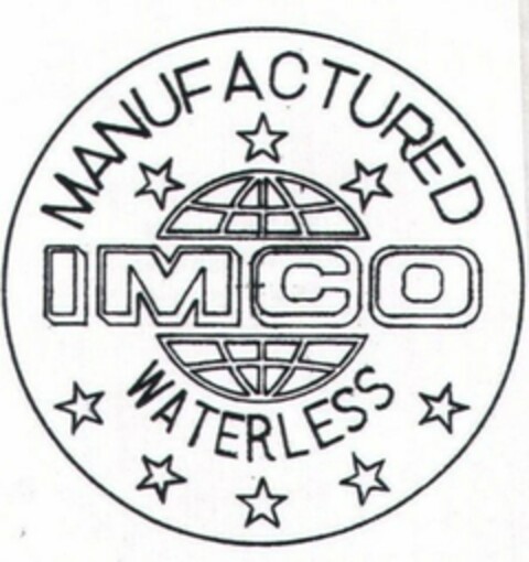 MANUFACTURED IMCO WATERLESS Logo (EUIPO, 18.08.2016)