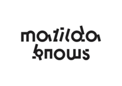 matilda knows Logo (EUIPO, 19.03.2019)