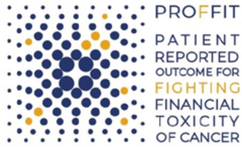 PROFFIT PATIENT REPORTED OUTCOME FOR FIGHTING FINANCIAL TOXICITY OF CANCER Logo (EUIPO, 05.10.2021)