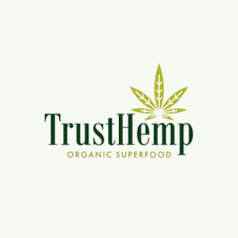 TrustHemp ORGANIC SUPERFOOD Logo (EUIPO, 15.03.2022)