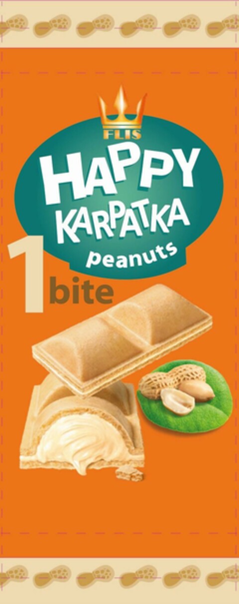 FLIS HAPPY KARPATKA peanuts 1bite Logo (EUIPO, 03/27/2023)