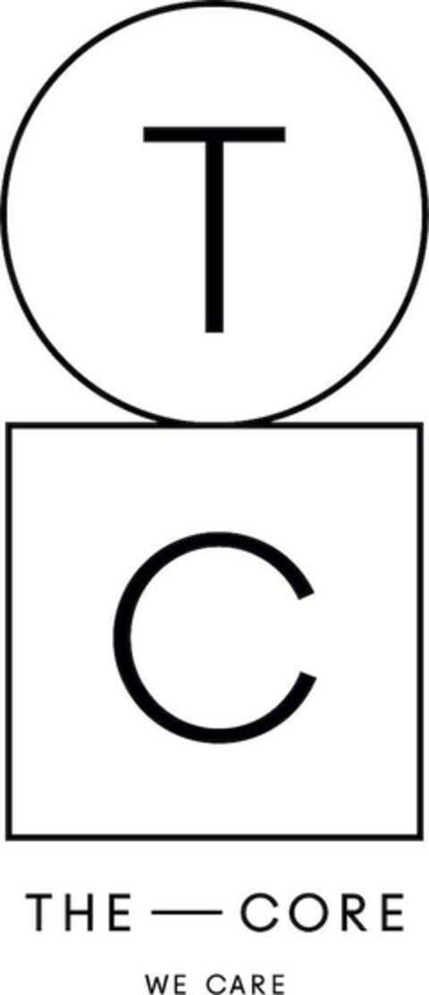 TC THE CORE WE CARE Logo (EUIPO, 16.01.2024)