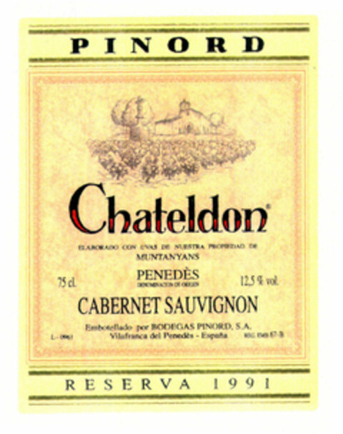 Chateldon. Logo (EUIPO, 19.06.1997)