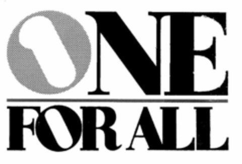 ONE FOR ALL Logo (EUIPO, 20.09.1999)