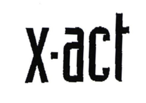 x-act Logo (EUIPO, 24.09.2002)