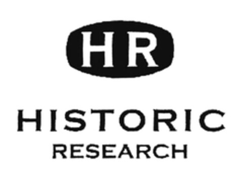HR HISTORIC RESEARCH Logo (EUIPO, 01.06.2005)