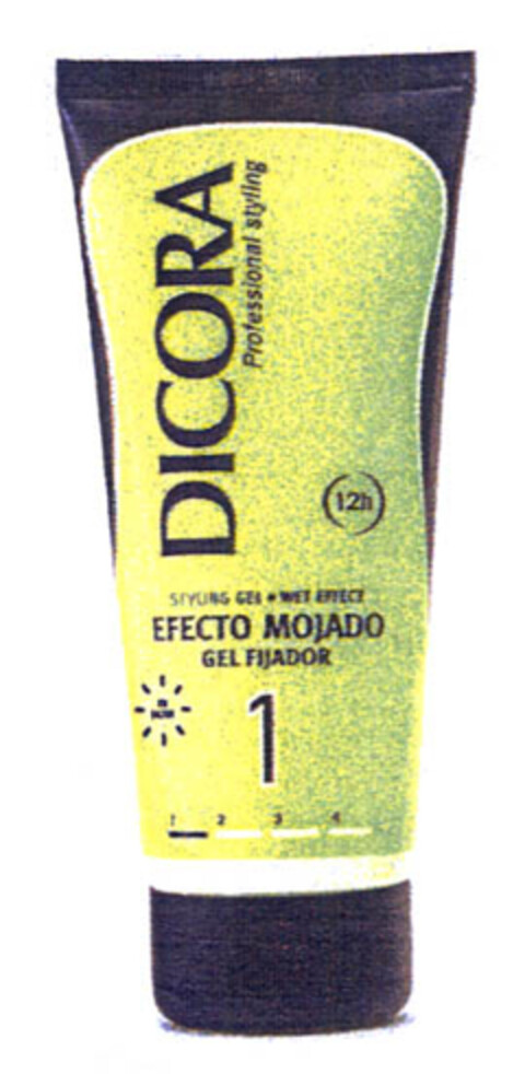 DICORA Professional Styling 12h STYLING GEL + WET EFFECT EFECTO MOJADO GEL FIJADOR 1 Logo (EUIPO, 20.06.2006)