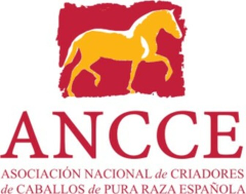 ANCCE ASOCIACIÓN NACIONAL de CRIADORES de CABALLOS de PURA RAZA ESPAÑOLA Logo (EUIPO, 02/13/2008)