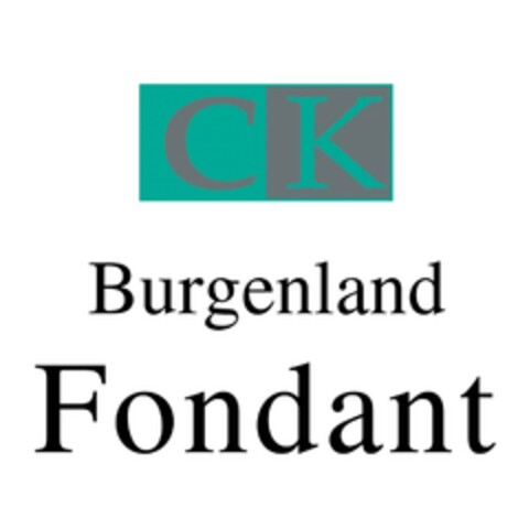 CK Burgenland Fondant Logo (EUIPO, 31.03.2010)