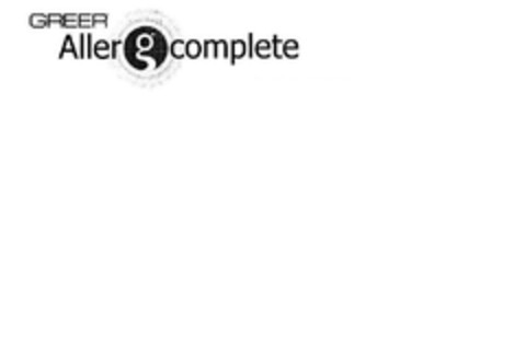 GREER ALLER G COMPLETE Logo (EUIPO, 10/27/2010)