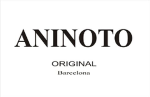 ANINOTO ORIGINAL BARCELONA Logo (EUIPO, 11/30/2010)