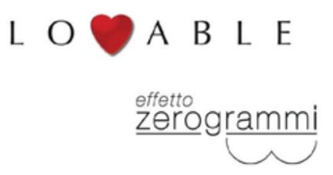 LOVABLE effetto zerogrammi Logo (EUIPO, 18.07.2011)