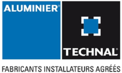 ALUMINIER TECHNAL Fabricants Installateurs Agréés Logo (EUIPO, 24.09.2012)