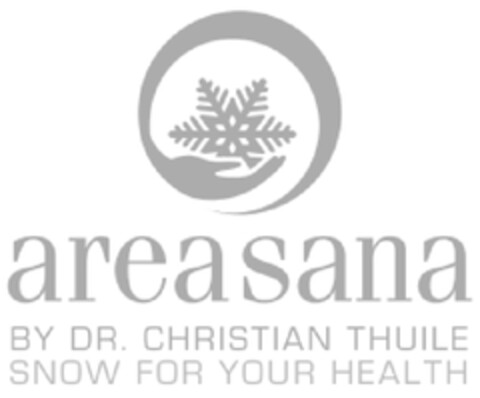 AREA SANA  BY DR. CHRISTIAN THUILE  SNOW FOR YOUR HEALTH Logo (EUIPO, 15.07.2013)