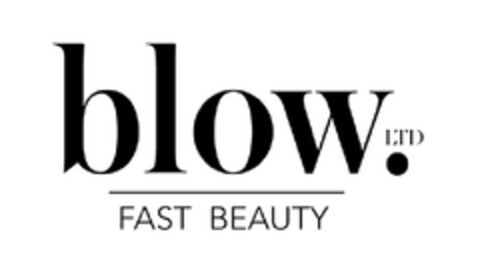 BLOW LTD. FAST BEAUTY Logo (EUIPO, 09/10/2013)