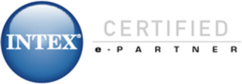 INTEX CERTIFIED E-PARTNER Logo (EUIPO, 12/01/2014)