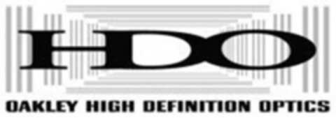 HDO OAKLEY HIGH DEFINITION OPTICS Logo (EUIPO, 06/16/2015)