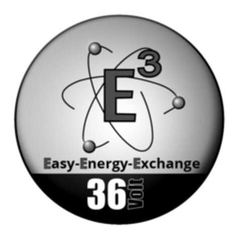 E³ Easy-Energy-Exchange 36 Volt Logo (EUIPO, 09/28/2017)