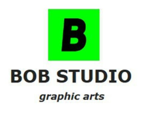 B BOB STUDIO graphic arts Logo (EUIPO, 03/09/2019)