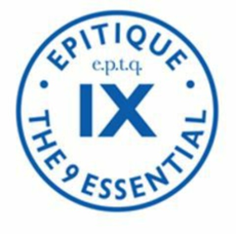 EPITIQUE e.p.t.q. IX THE 9 ESSENTIAL Logo (EUIPO, 21.09.2020)