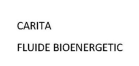 CARITA FLUIDE BIOENERGETIC Logo (EUIPO, 06/17/2021)