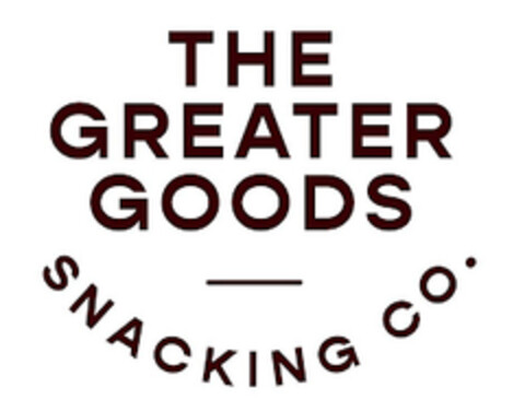 THE GREATER GOODS SNACKING CO. Logo (EUIPO, 06/13/2022)