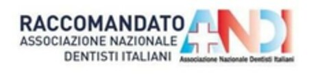 RACCOMANDATO ANDI ASSOCIAZIONE NAZIONALE DENTISTI ITALIANI Logo (EUIPO, 07.03.2023)