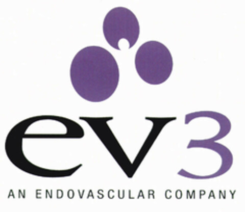 ev3 AN ENDOVASCULAR COMPANY Logo (EUIPO, 04.02.2002)