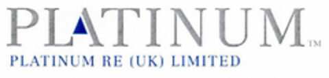 PLATINUM PLATINUM RE (UK) LIMITED Logo (EUIPO, 06.11.2002)