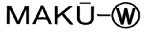 MAKU-W Logo (EUIPO, 07/16/2003)