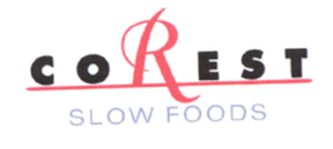 COREST SLOW FOODS Logo (EUIPO, 02/22/2008)