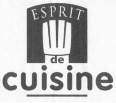 ESPRIT de cuisine Logo (EUIPO, 07.04.2008)