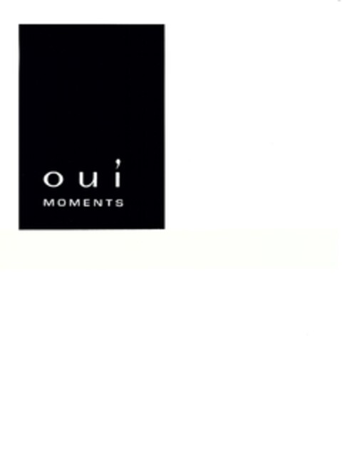 OUI MOMENTS Logo (EUIPO, 30.04.2009)