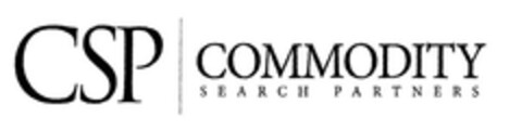 CSP COMMODITY SEARCH PARTNERS Logo (EUIPO, 10.07.2009)