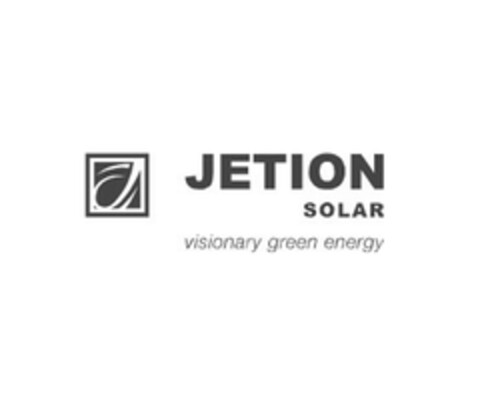 JETION SOLAR   visionary green energy Logo (EUIPO, 04.05.2010)