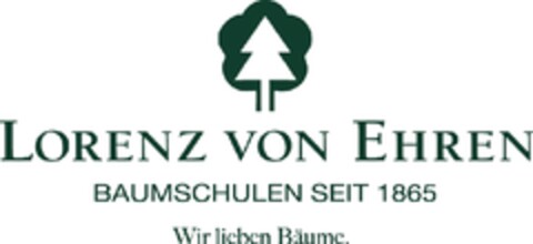 LORENZ VON EHREN | BAUMSCHULEN SEIT 1865 | Wir lieben Bäume. Logo (EUIPO, 24.10.2012)