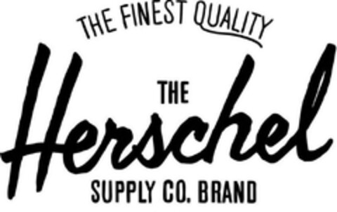 THE FINEST QUALITY THE Herschel SUPPLY CO. BRAND Logo (EUIPO, 16.07.2013)