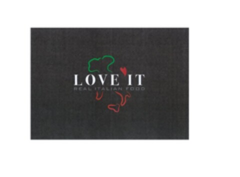 LOVE IT REAL ITALIAN FOOD Logo (EUIPO, 11/19/2015)