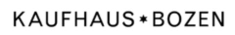 KAUFHAUS BOZEN Logo (EUIPO, 10.03.2016)