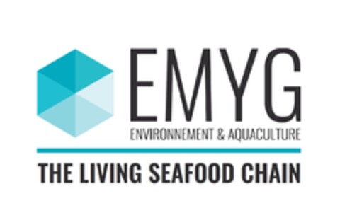 EMYG ENVIRONNEMENT & AQUACULTURE THE LIVING SEAFOOD CHAIN Logo (EUIPO, 07/18/2016)