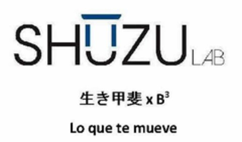 SHUZULAB X B3 LO QUE TE MUEVE Logo (EUIPO, 13.09.2017)