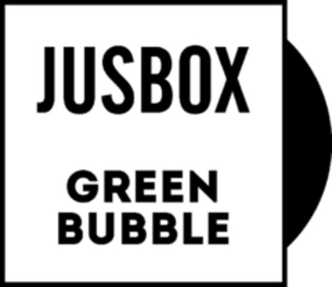 JUSBOX GREEN BUBBLE Logo (EUIPO, 09.04.2018)