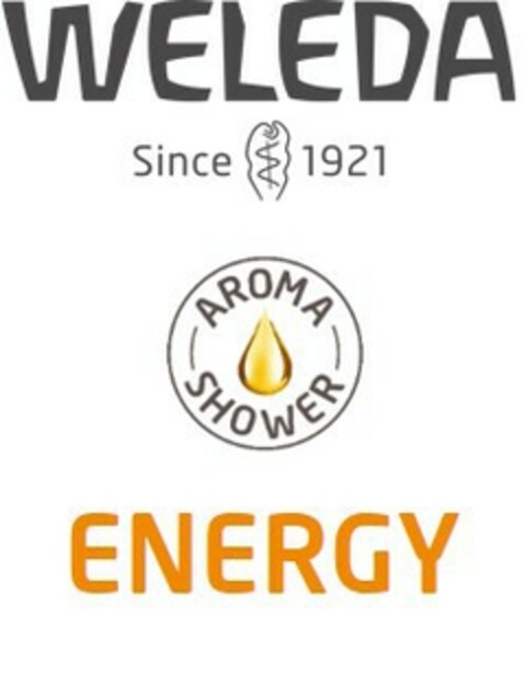 WELEDA Since 1921 AROMA SHOWER ENERGY Logo (EUIPO, 12/17/2020)