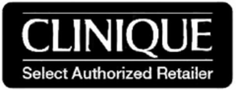 CLINIQUE SELECT AUTHORIZED RETAILER Logo (EUIPO, 12.01.2012)