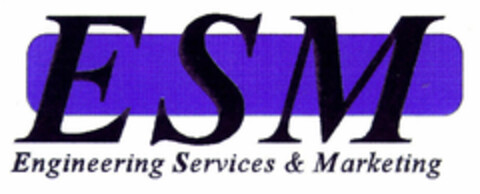 ESM Engineering Services & Marketing Logo (EUIPO, 07.05.1997)