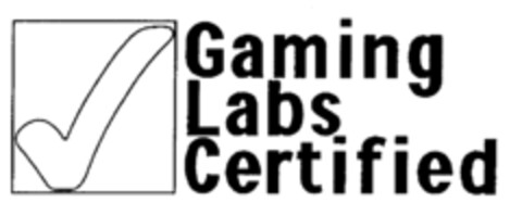 Gaming Labs Certified Logo (EUIPO, 11.06.2001)