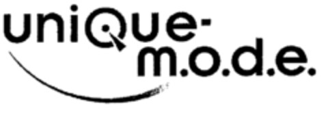 uniQue-m.o.d.e. Logo (EUIPO, 12/13/2001)