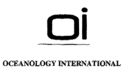 OI OCEANOLOGY INTERNATIONAL Logo (EUIPO, 23.09.2004)